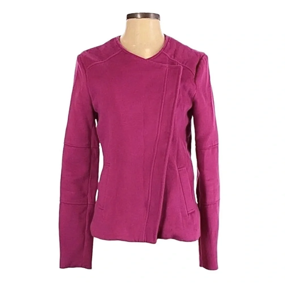 Tinley Road Pink Moto Blazer Warm Barbiecore Jacket Size S